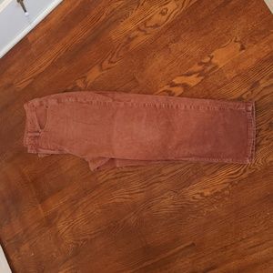 AE stretch corduroy mom straight pant